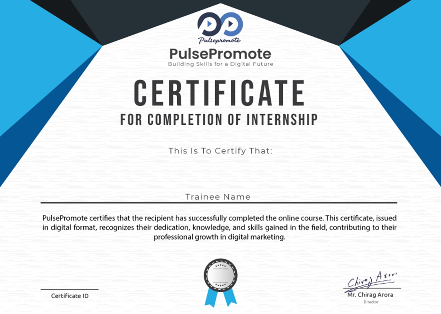 digital marketing Certificate